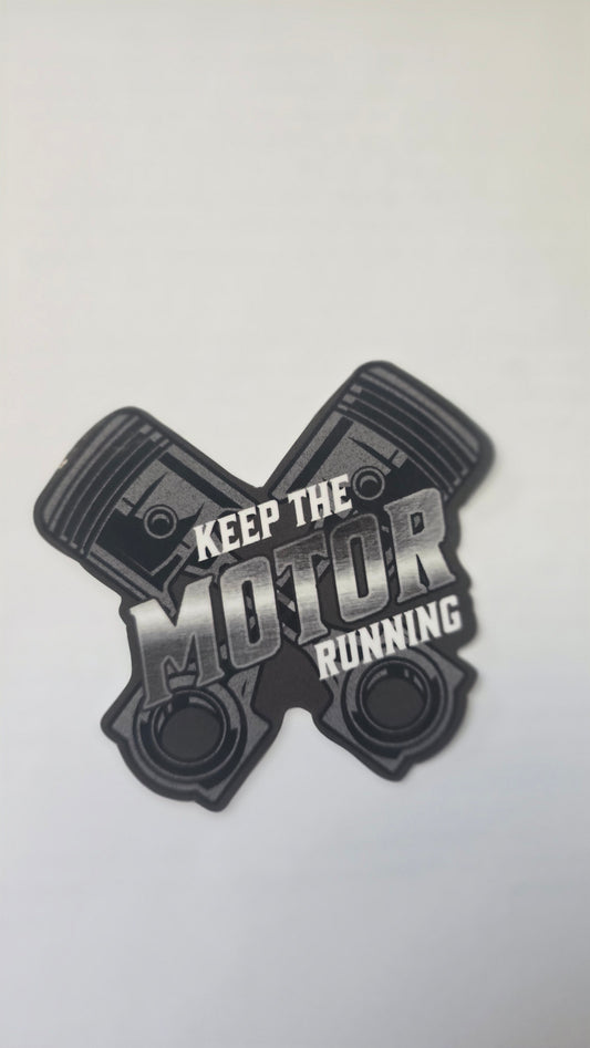 Keep the Motor Running Logo Sticker